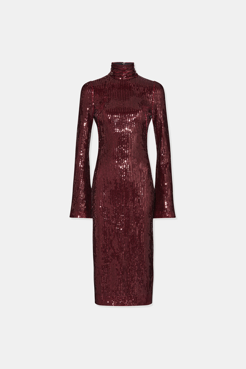 Orb Dress - Blood Red