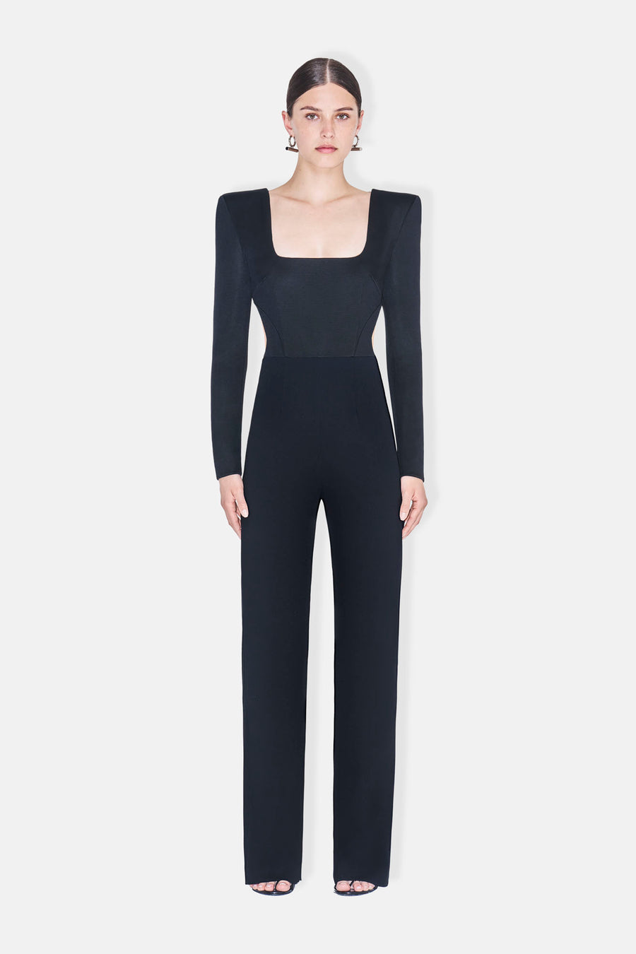 Liquid Chain Jumpsuit - Black