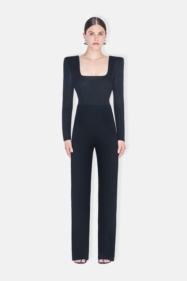 Liquid Chain Jumpsuit - Black