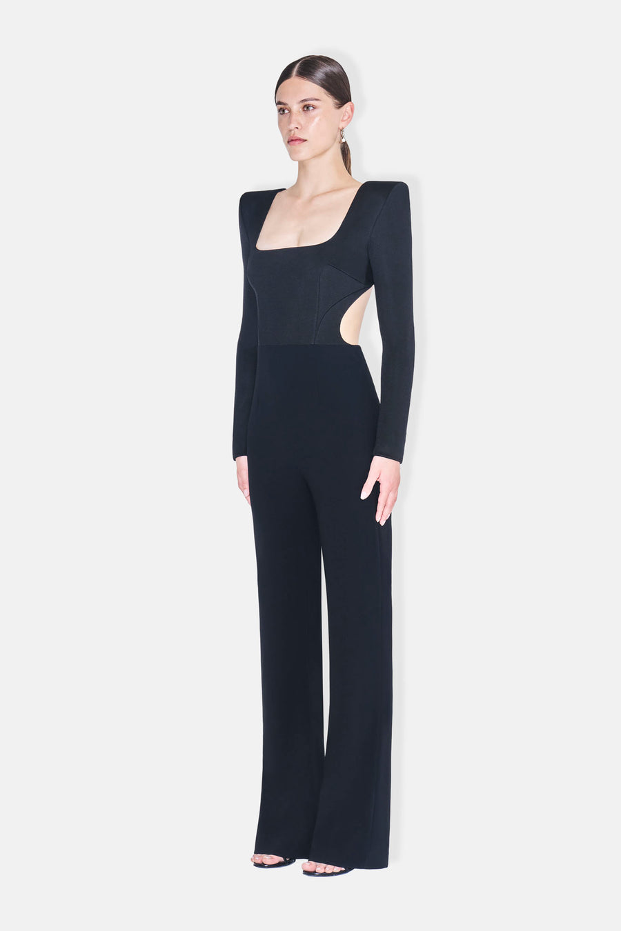 Liquid Chain Jumpsuit - Black