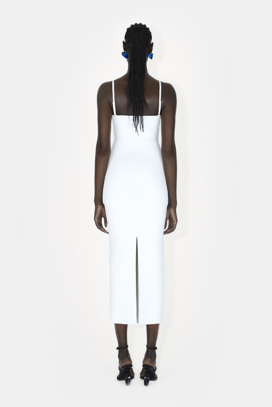 Sculpted Spiral Dress - Pearl