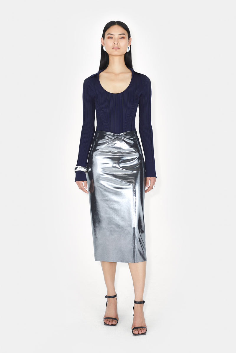 Galvanized Skirt - Silver