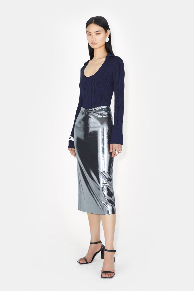 Galvanized Skirt - Silver