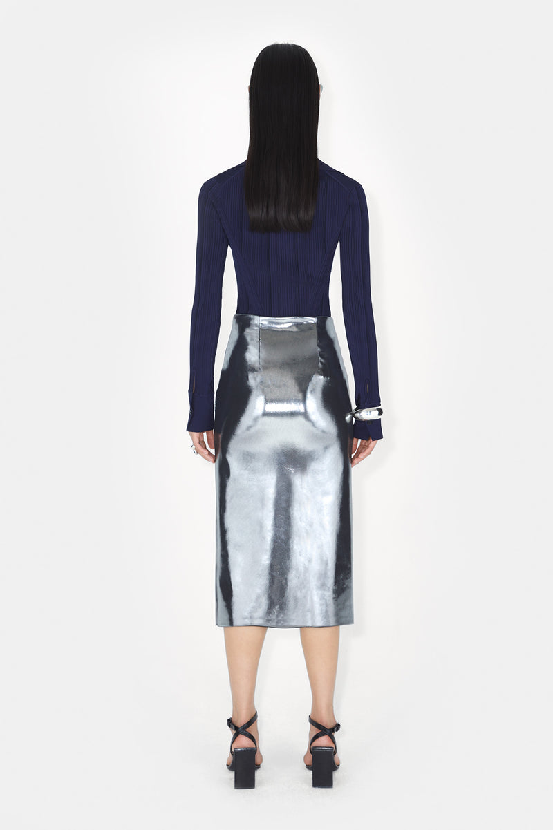 Galvanized Skirt - Silver