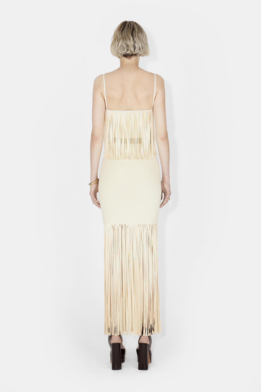 Fringe Nyx Bralette - Creme