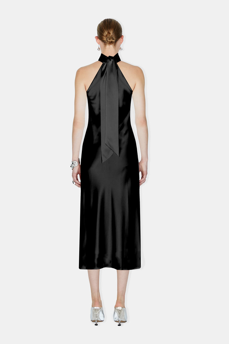 Cropped Sienna Dress - Black