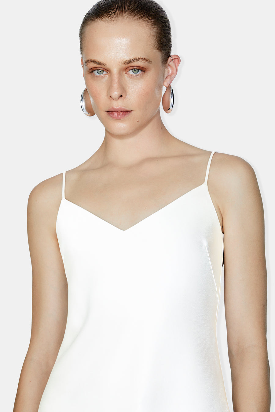 V-Neck Bridal Camisole - Off White
