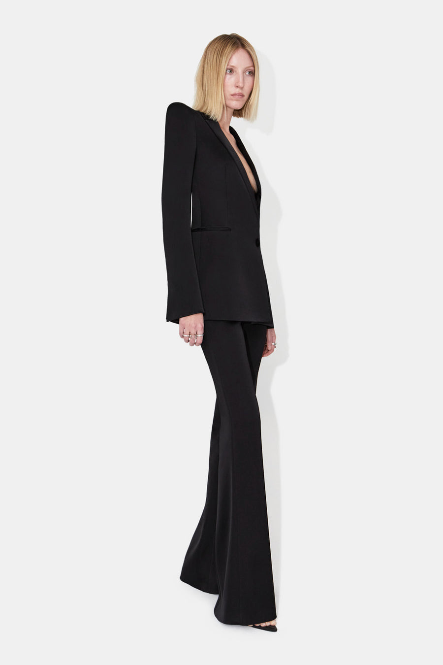 Sculpted Blazer - Black