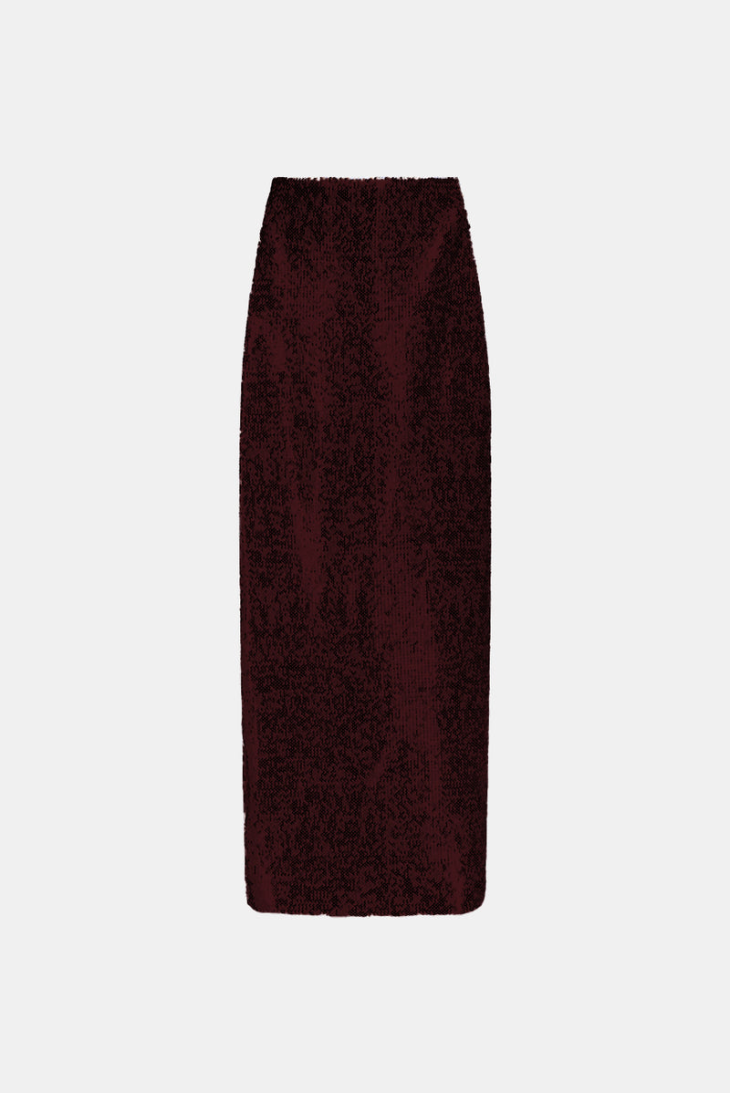 Diffusion Skirt - Oxblood