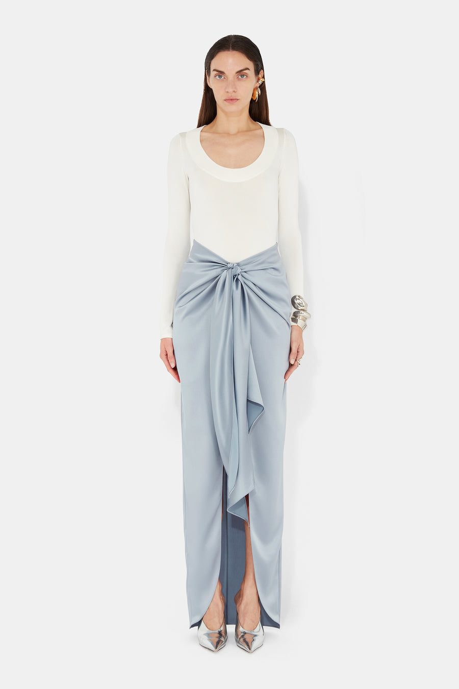 De Lovie Skirt - Dove Blue