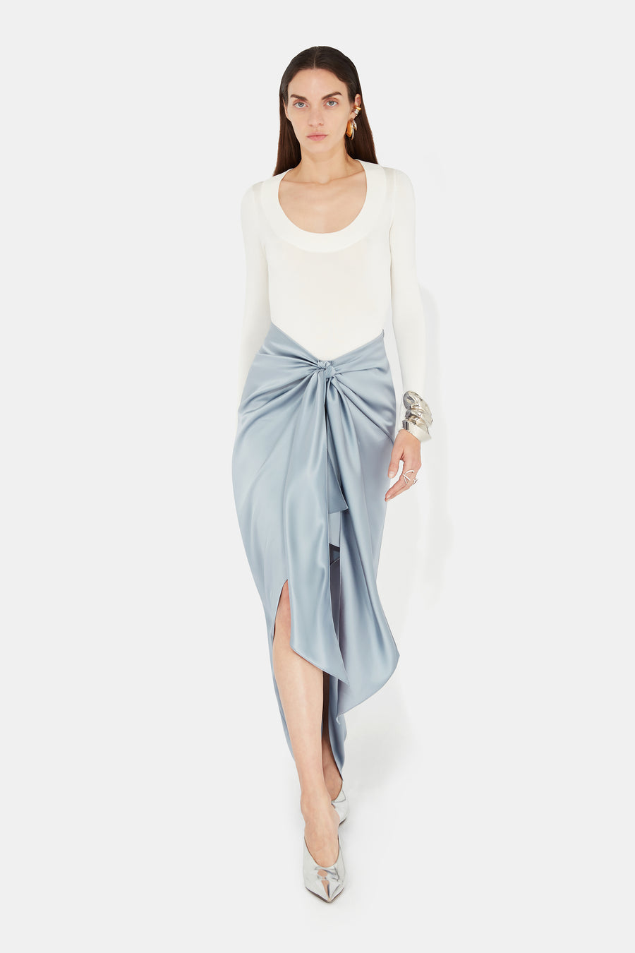 De Lovie Skirt - Dove Blue