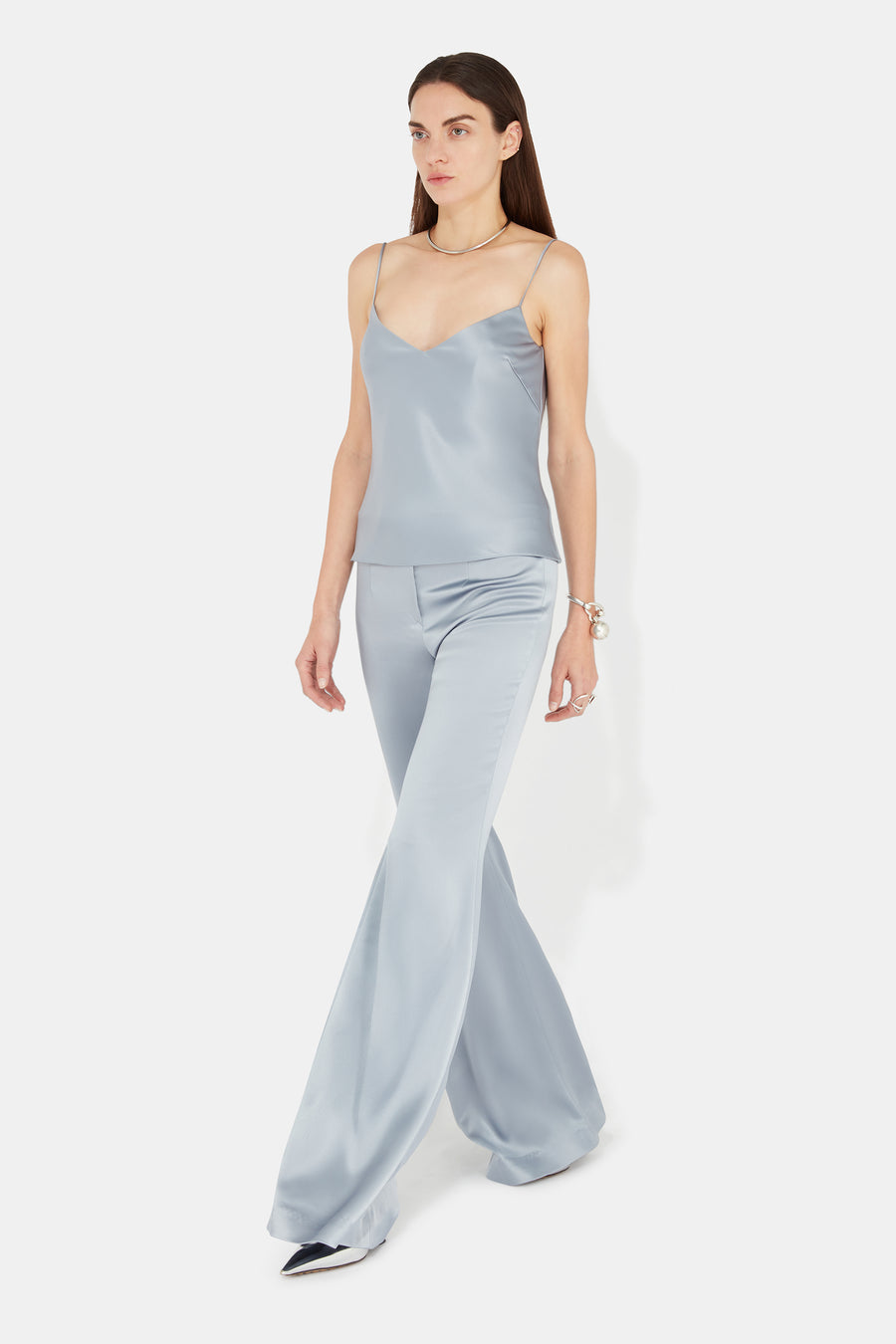 Julianne Trouser - Dove Blue