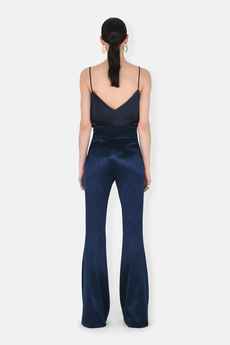 SCULPTED TROUSER - BLUE MOON