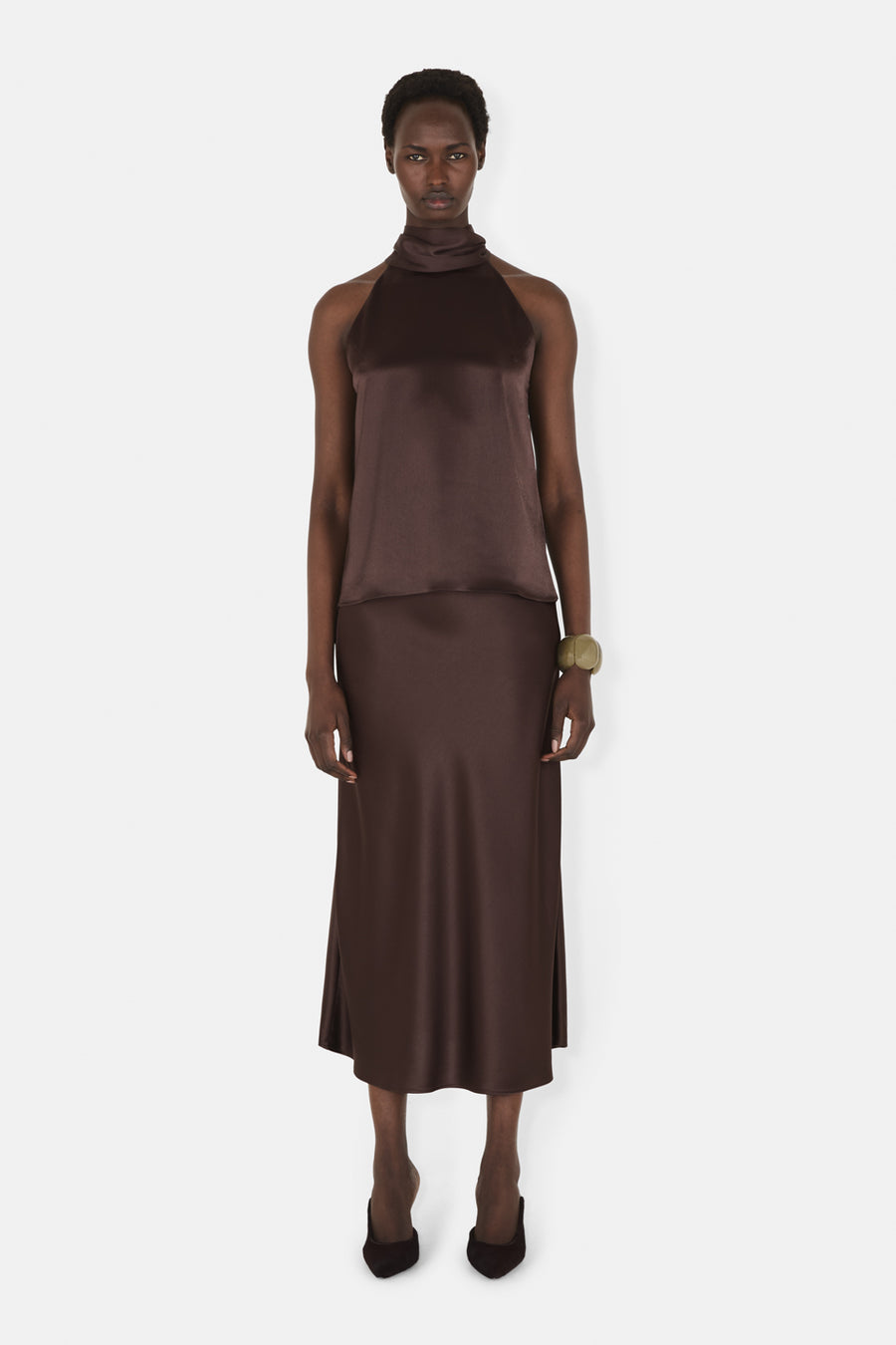 SIENNA TOP - CHOCOLATE