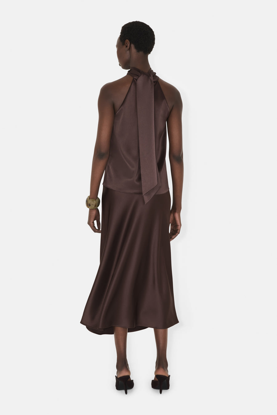 SIENNA TOP - CHOCOLATE