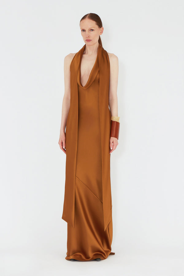 Delphinus Dress - Toffee