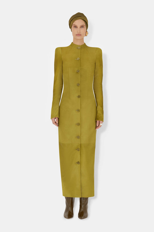 Onyx Coat Dress - Golden Onyx