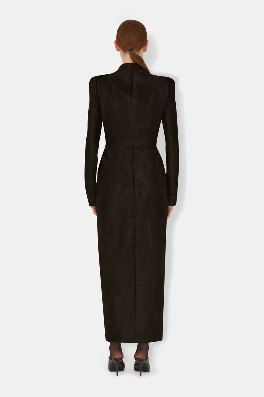 Onyx Coat Dress - Black Onyx