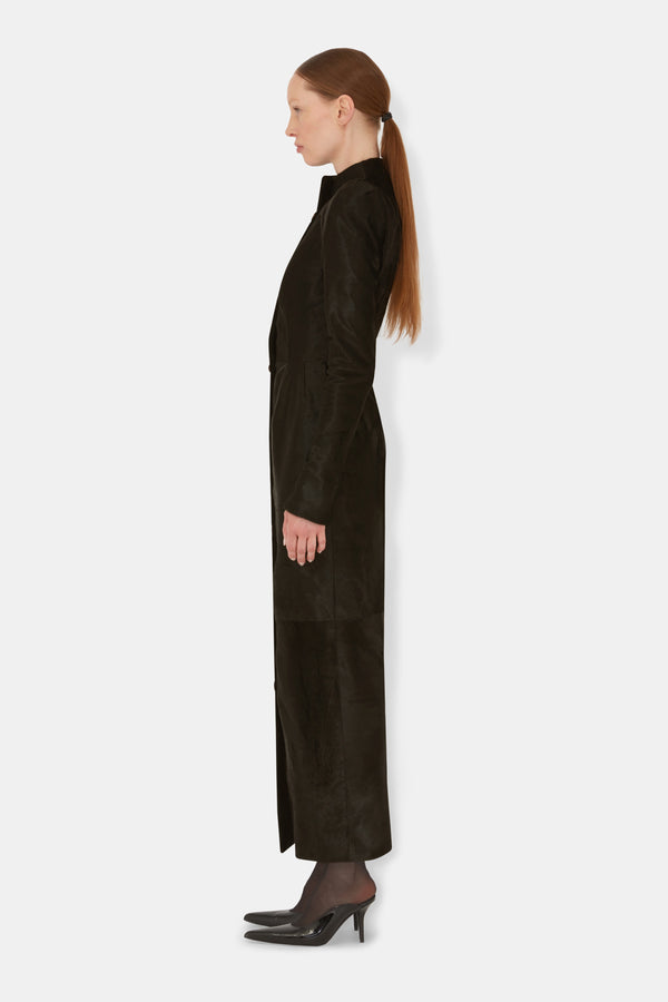 Onyx Coat Dress - Black Onyx