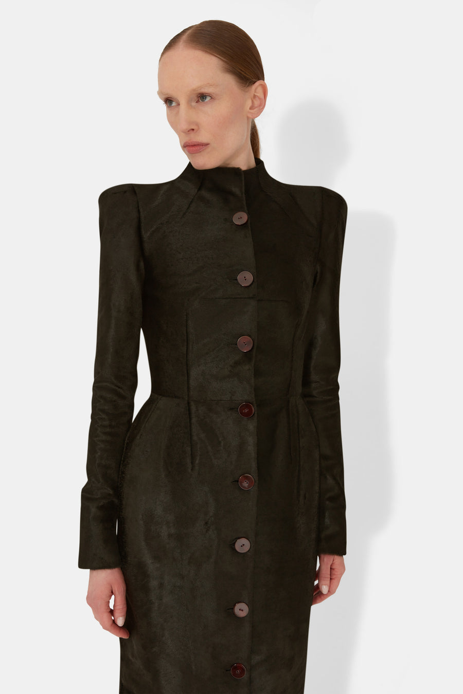 Onyx Coat Dress - Black Onyx
