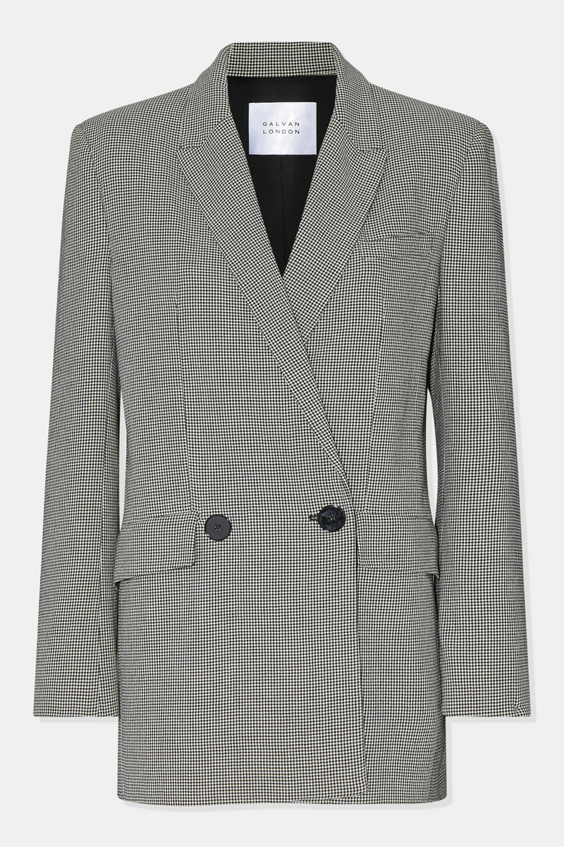 Boyfriend Blazer - Houndstooth