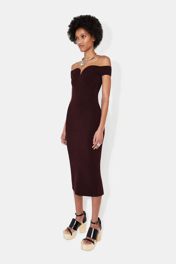 Grace Dress - Dark Scarlet