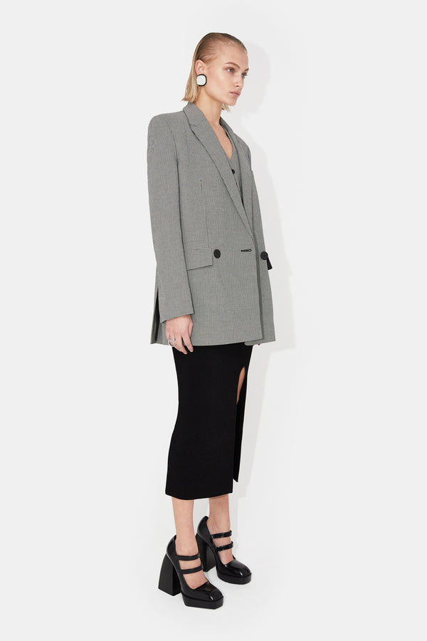 Boyfriend Blazer - Houndstooth