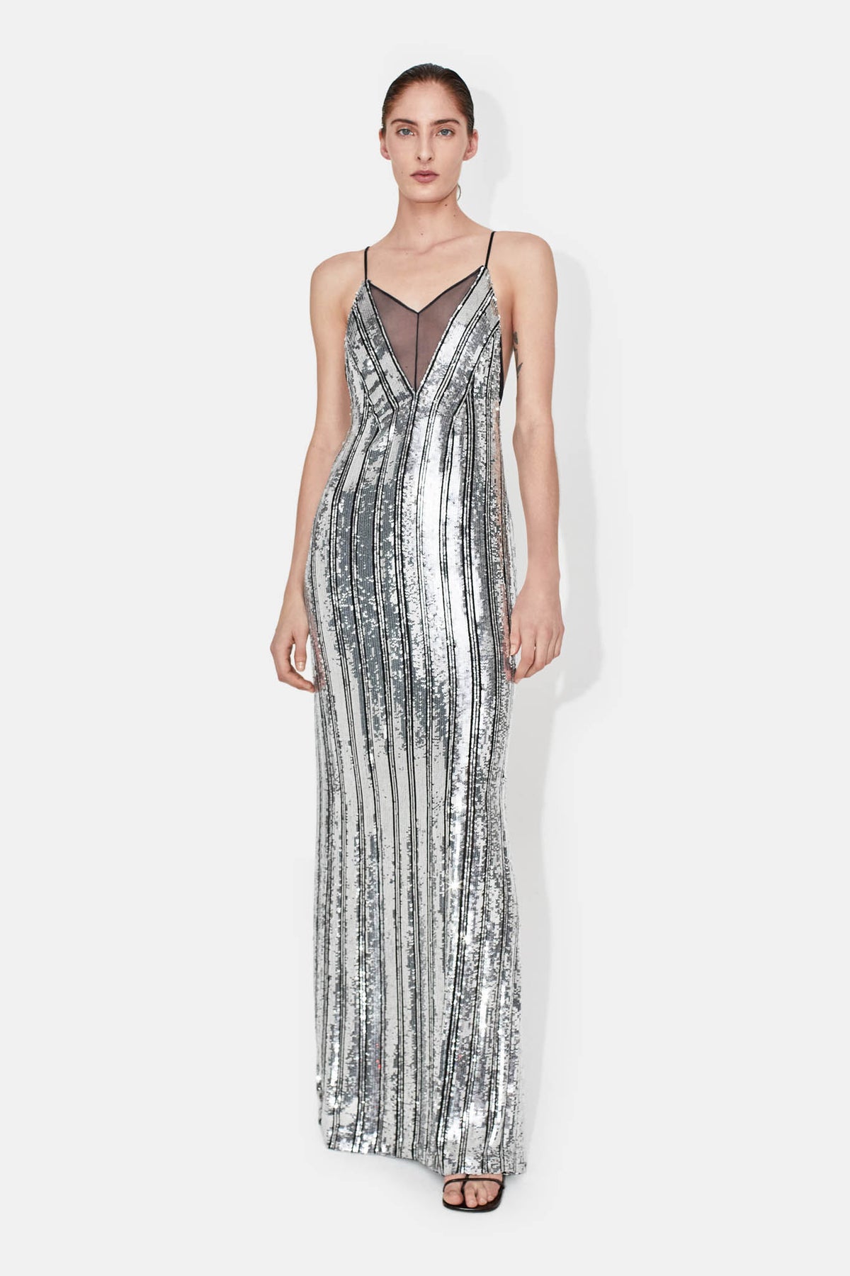 Kate Dress - Silver – Galvan