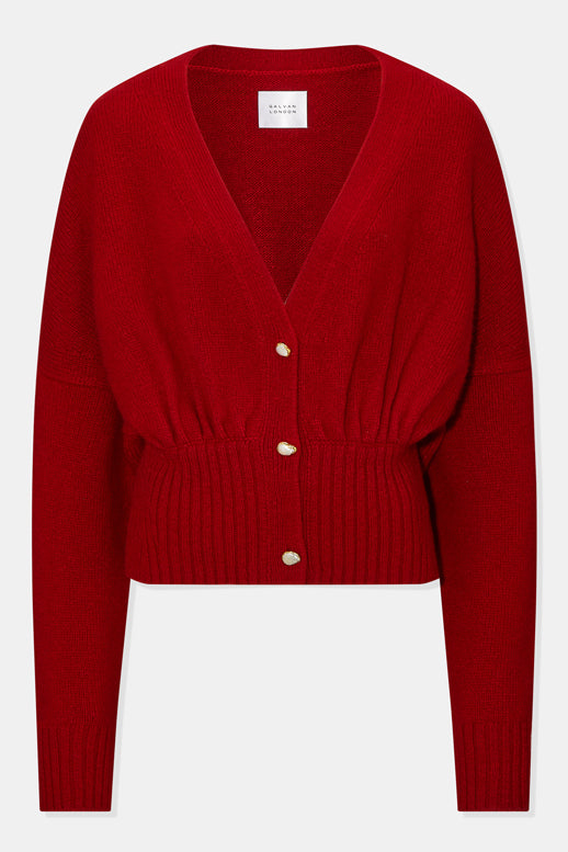 Luna Pearl Cardigan - Rouge Piaf