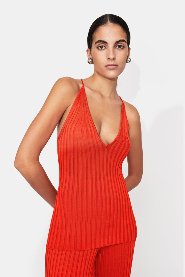 Rhea Reversible Camisole - Coral