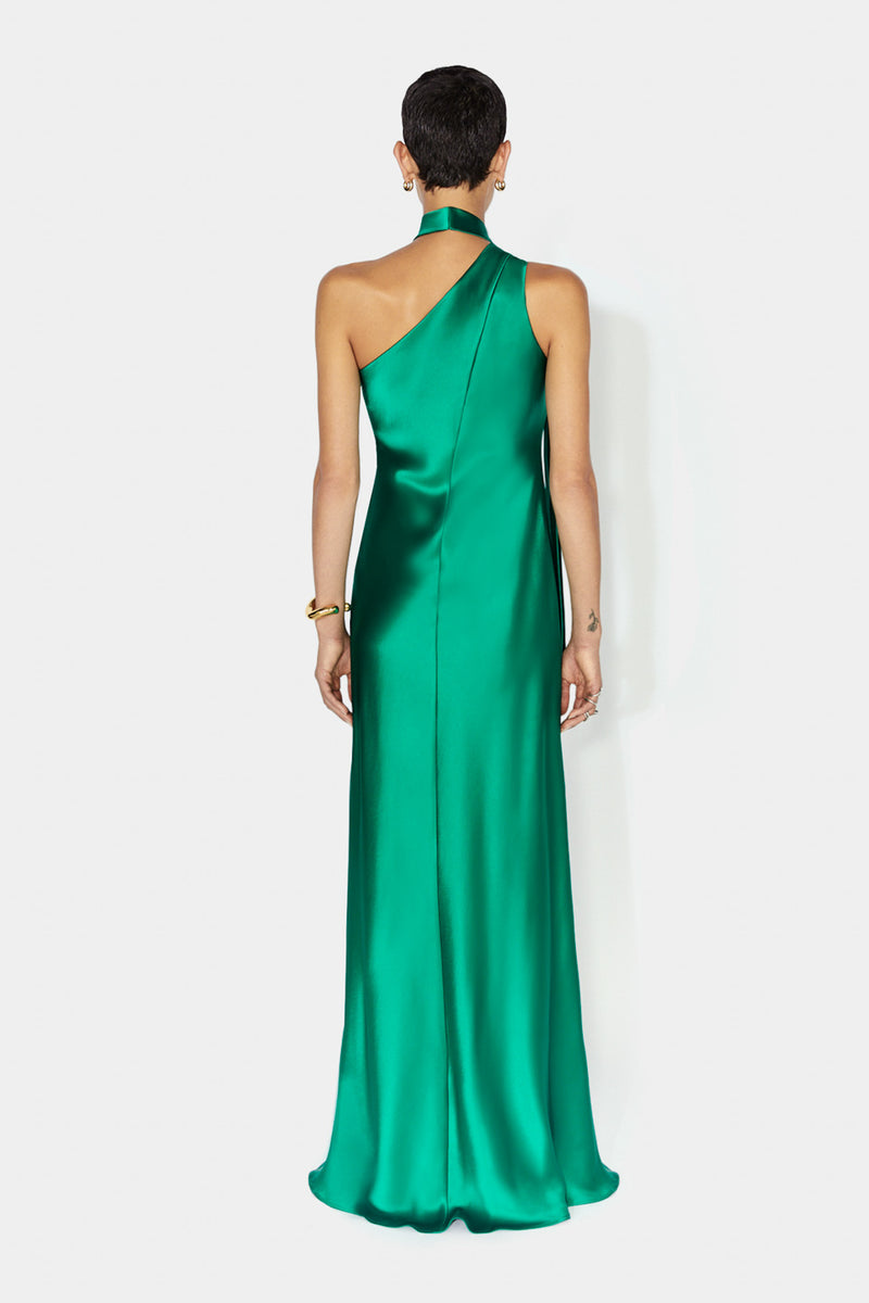 Ushuaia Dress - Emerald | Galvan London – Galvan London UK
