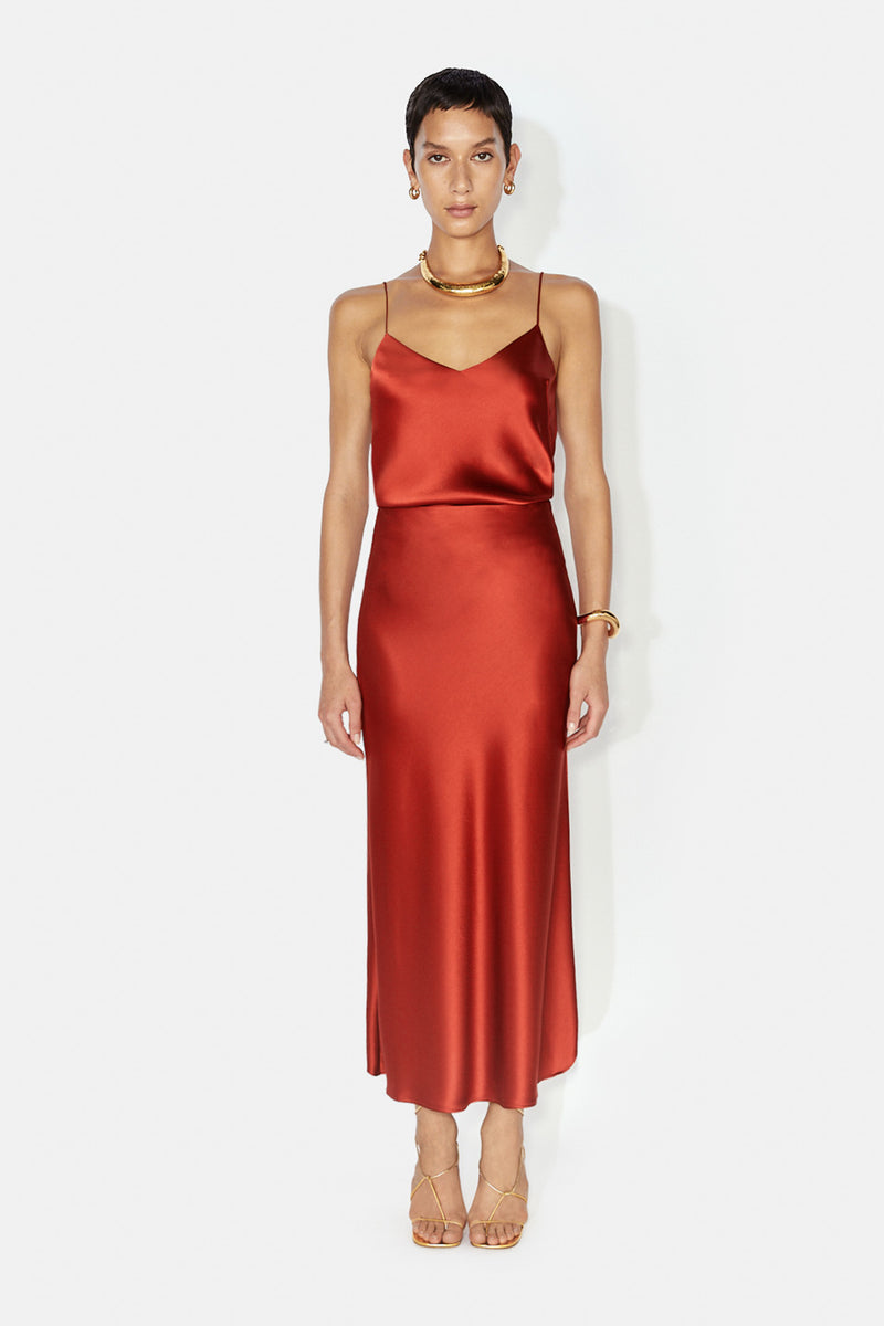 Valletta Skirt - Rust